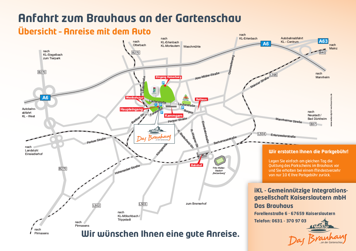 Anfahrt Brauhaus von PDF