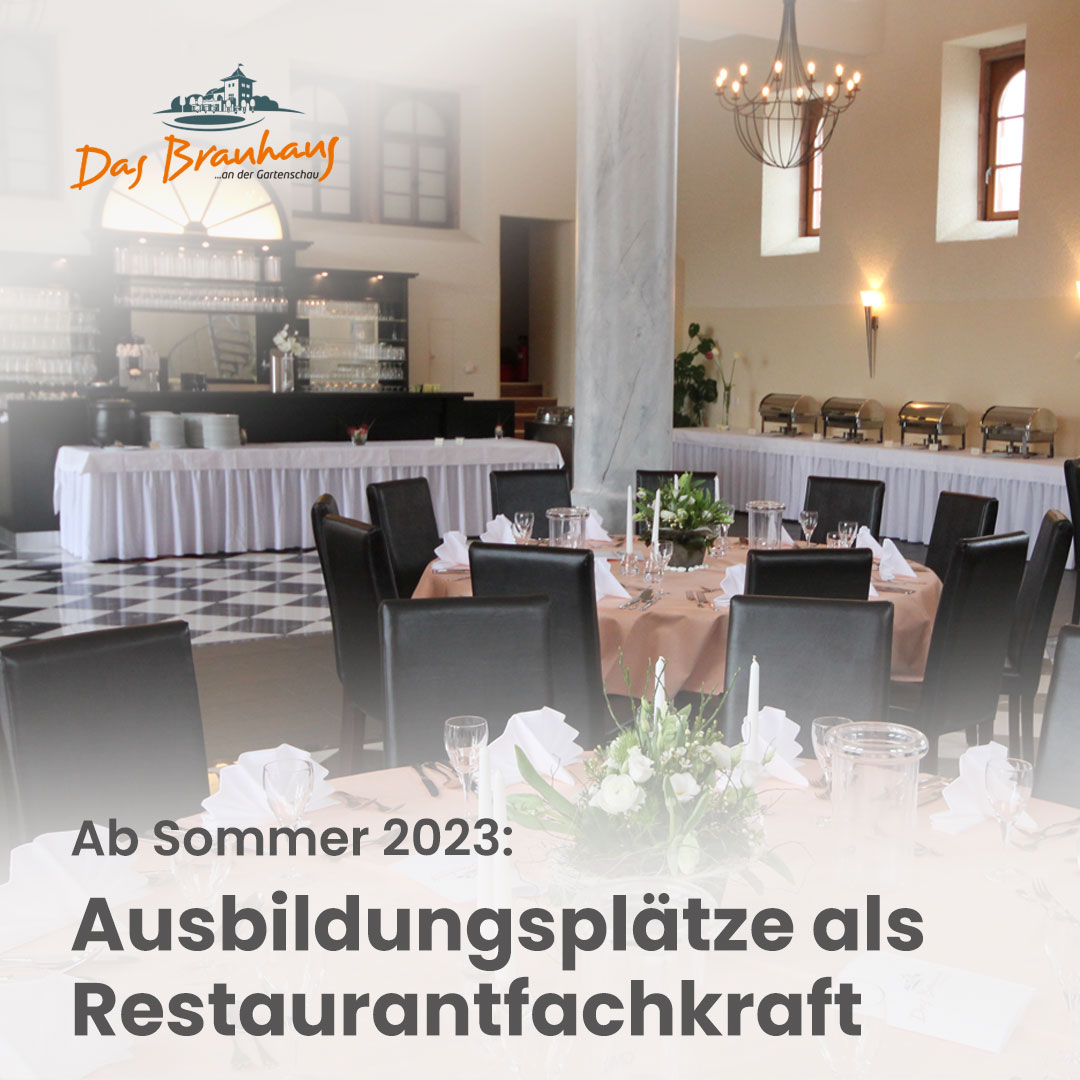 Ausbildungsplätze als Restaurantfachkraft (w/m/d)